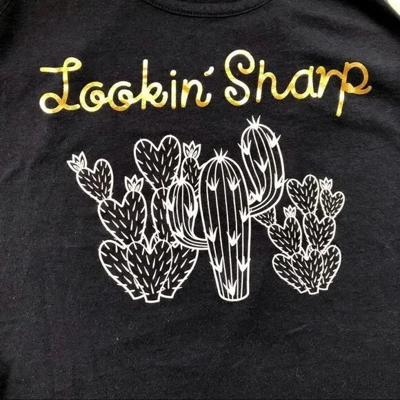 Small, navy blue, cute racer back tank top - Picture 3 of 5